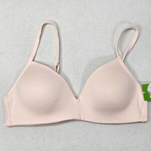 Hanes Girls 36A Light Pink T-Shirt Bra Adjustable Straps‎ New Without Tags